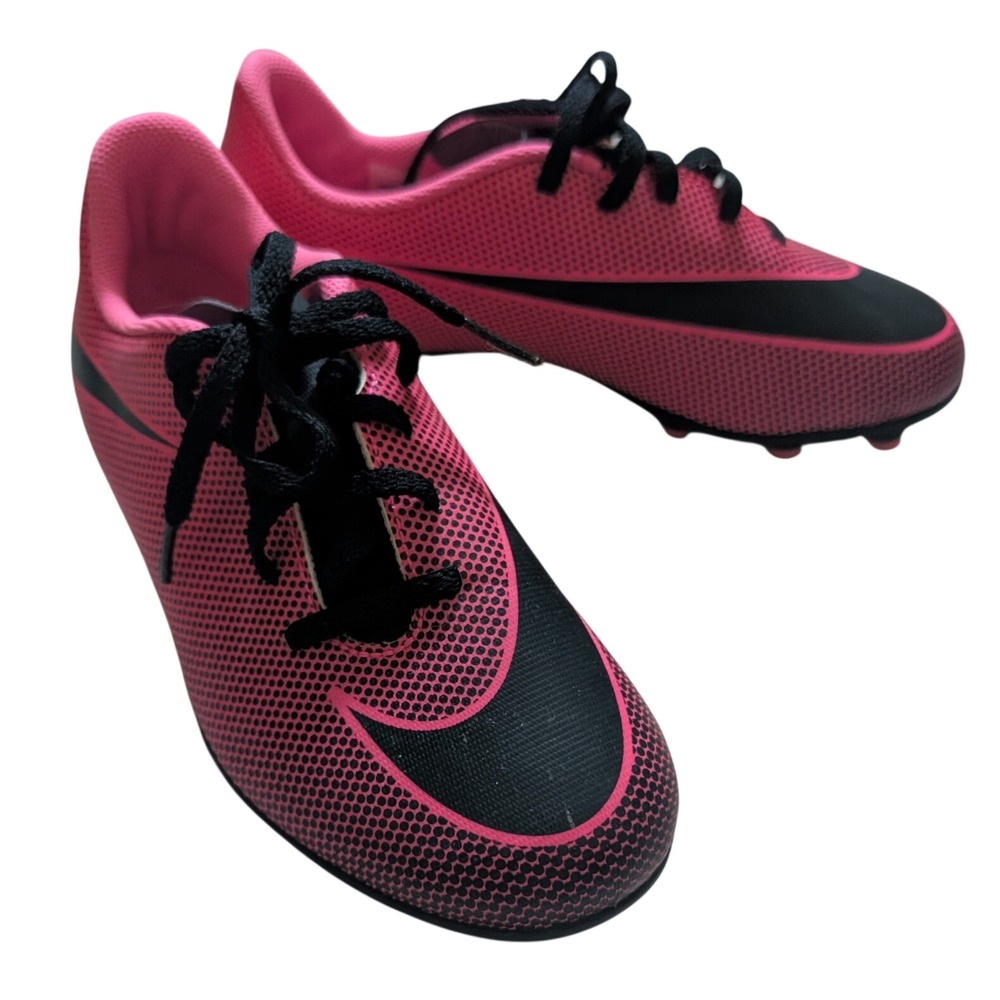 Nike Jr Hypervenom Phade III FG Soccer Cleats Pink Black 844437-600 4Y EU 36